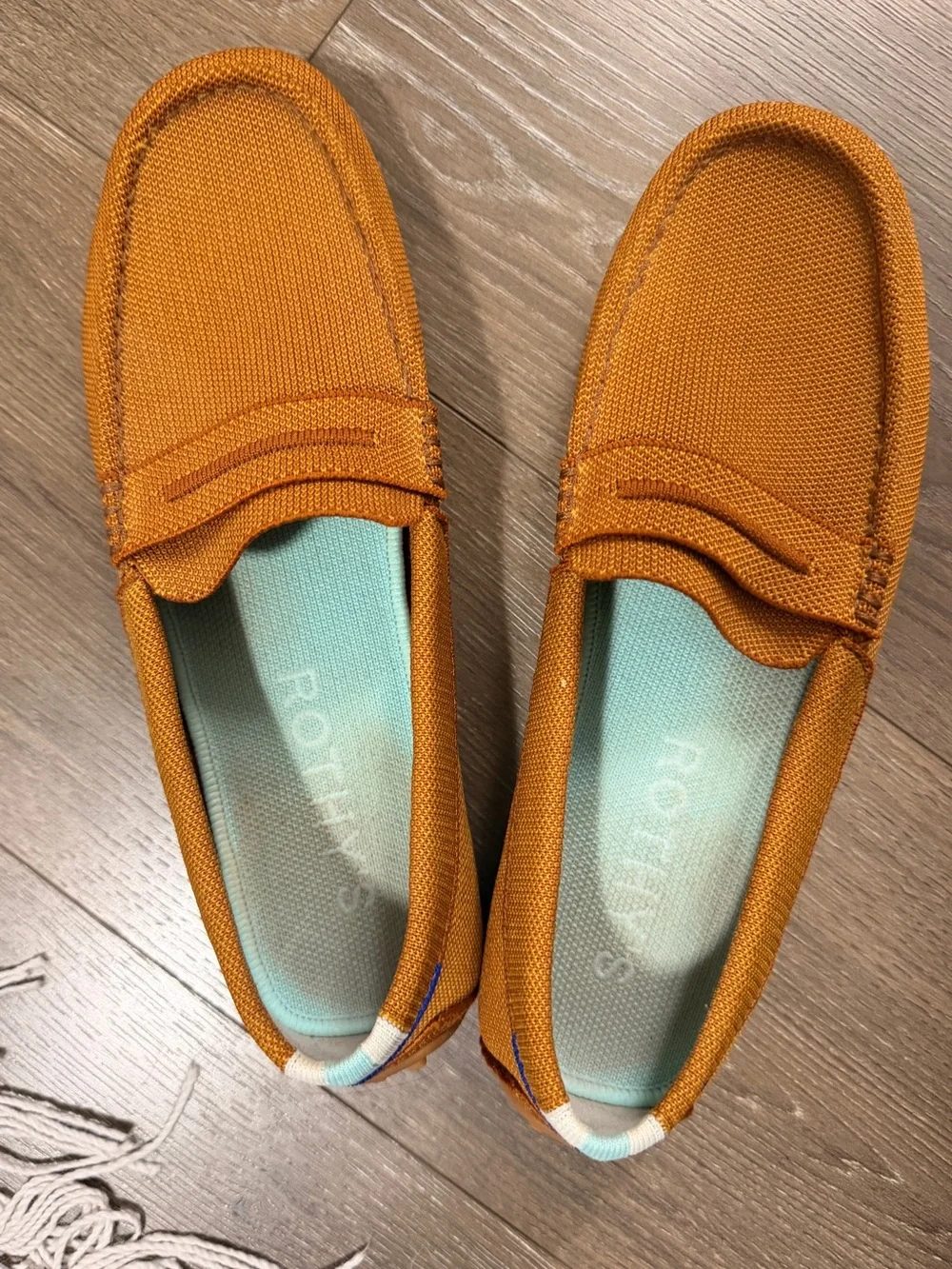 Rothy’s The Driver Loafers – Rust/Cognac – Women’s Size 10